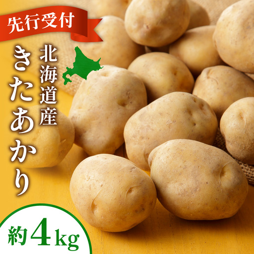 [先行受付]じゃがいも(きたあかり)約4kg | 野菜 芋 ジャガイモ 北海道 札幌市