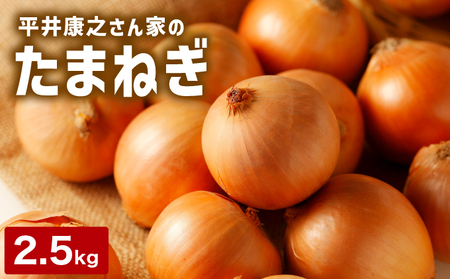 岩見沢産「平井康之さん家のたまねぎ」M玉 2.5kg[食絶景北海道×ゼ ロカーボンアワード2024 奨励賞『オニオンスナック オニカ』で使用]たまねぎ 玉葱 タマネギ 産地 まとめ買い 贈り物 甘い 野菜 北海道