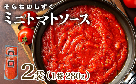 空知の恵みをギュッと凝縮 そらちのしずくトマトソース 2袋[a127-006]