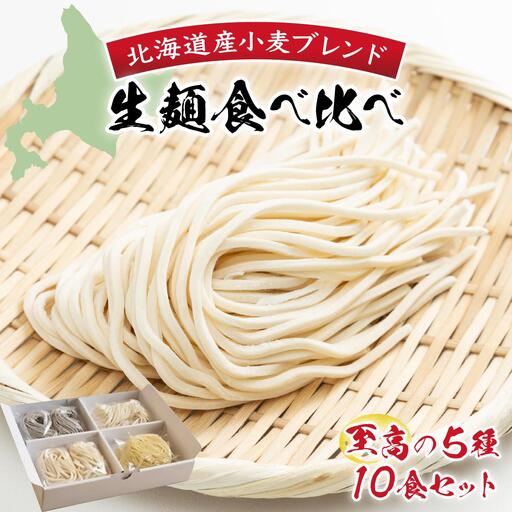 【生麺食べ比べ】至高の5種10食セット[a176-001] 