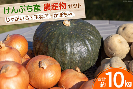 [先行受付]数量限定 野菜 けんぶち産農産物セット 3種 計10kg [剣淵・生命を育てる大地の会 北海道 剣淵町 14656147]