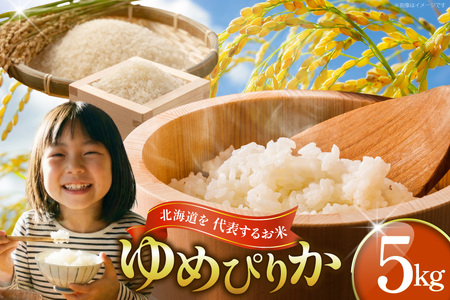[優秀金賞] 米 令和7年 ゆめぴりか 5kg [笹田ファーム 北海道 剣淵町 14656369]