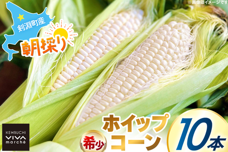 剣淵町産 ホイップコーン 10本 [けんぶちVIVAマルシェ 北海道 剣淵町 14656379]