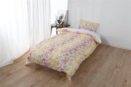 三河産 綿100% 120本ガーゼ毛布カバー_コンビピンク[G0578]