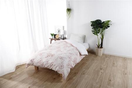 三河産 綿100% 120本ガーゼ肌掛けふとんカバー_ポピーピンク[G0581]