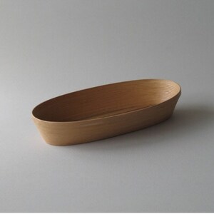 BUNACO IB-C622 オーバルボックス Mサイズ(ライトブラウン)