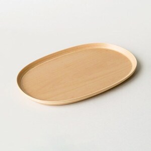 BUNACO #5223 オーバルトレイ 30cm (ナチュラル)