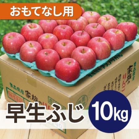 [26年10月から順次発送]平均糖度12度以上! 早生ふじ 約10kg おもてなし用 青森 りんご[配送不可地域:離島・沖縄県]
