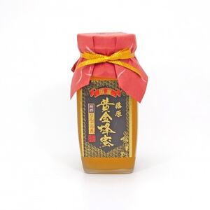 藤原 黄金蜂蜜「りんご」 550g_調味料 はちみつ ハチミツ 蜂蜜_