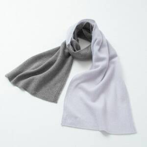 天使の2色マフラー(シャモア×ライトパープル)_装飾品・工芸品 マフラー・手袋 服飾小物 _