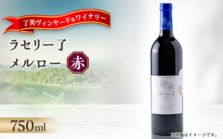 自社葡萄を使用した赤ワイン メルロー 750ml×1本