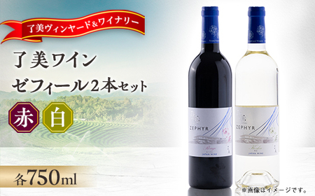 了美ワイン 赤ワイン・白ワイン 飲み比べ2本セット 750ml×各1本
