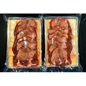 伊達の旨塩を使った 特上牛タン元 5ミリ厚切りスライス 二日熟成 塩味400g(200g×2P)[配送不可地域:離島]