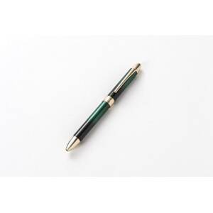宮城県指定伝統的工芸品 玉虫塗 複合ボールペン (無地・緑)_装飾品・工芸品 雑貨・日用品 ボールペン 文房具・印鑑 _