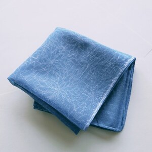 正藍冷染(しょうあいひやぞめ)ハンカチ 1枚_雑貨 _