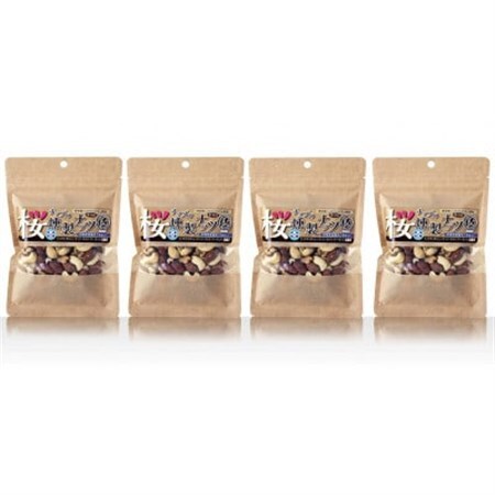 桜チップの燻製ミックスナッツ極 (有塩)80g×4袋_惣菜・加工品 燻製（スモーク）    惣菜・加工品 乾物  _【1418909】