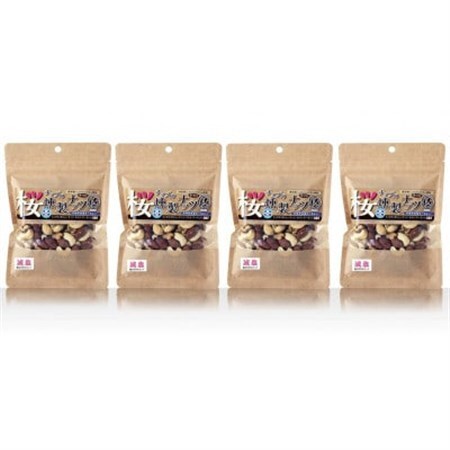 桜チップの燻製ミックスナッツ極 (減塩)80g×4袋_惣菜・加工品 燻製（スモーク）    惣菜・加工品 乾物  _【1418911】