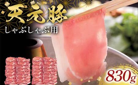 天元豚しゃぶしゃぶ用830g F2Y-6596