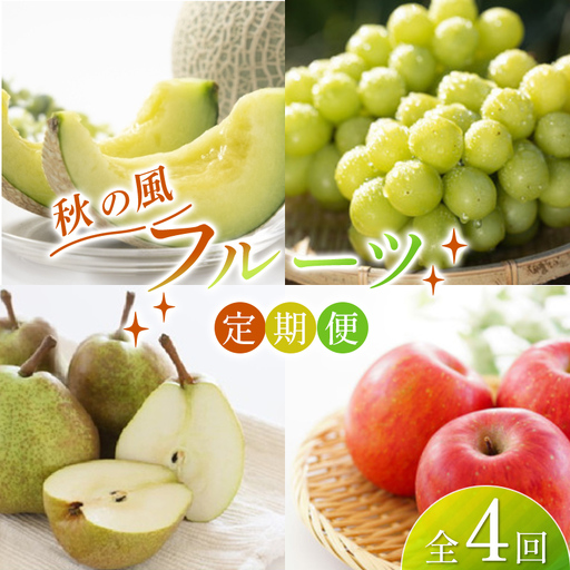 秋の風フルーツ定期便(全4回)