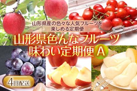 《先行予約》山形県色んなフルーツ味わい定期便A（年4回） FSY-0260