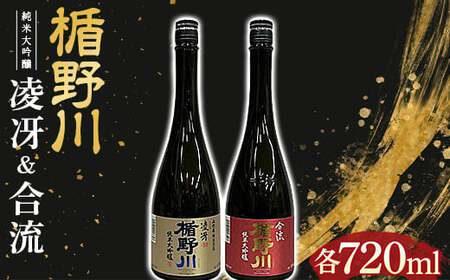 楯野川 純米大吟醸 『凌冴』『合流』 720ml 2本セット F2Y-4624