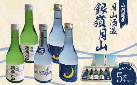 月山酒造 銀嶺月山 5本セット NSAY