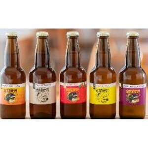 結城麦酒クラフトビール5本セット_酒・アルコール 地ビール ビール _[配送不可地域:離島・沖縄県]