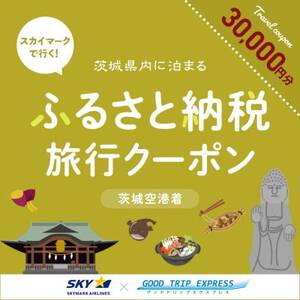スカイマークで行くダイナミックエクスプレス 茨城空港行き(30,000円分)【配送不可地域：離島・沖縄県】【1632962】