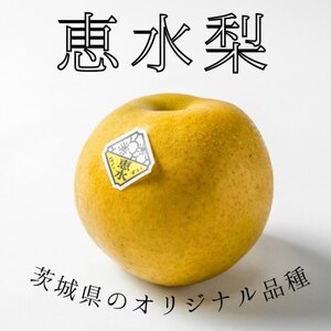 茨城県産 恵水梨 秀品または優品(5〜7玉入り・約2.8kg)[2026年9月上旬以降順次発送][配送不可地域:離島・沖縄県]