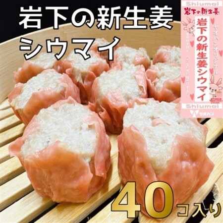 【鹿沼新名物】ヤオハンオリジナル岩下の新生姜シウマイ　40個入(1600g)【配送不可地域：離島】【1505367】