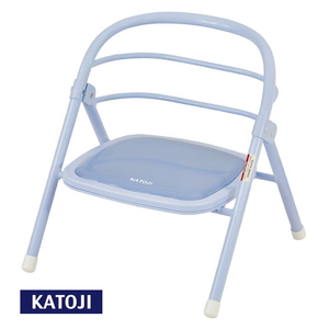 折りたたみパイプイス ブルー｜カトージ KATOJI ブランド ベビー用品 ベビーチェア 赤ちゃん 椅子 イス 出産祝い 出産祝 ギフト プレゼント 新生活 コンパクト 男の子 女の子 [0552]