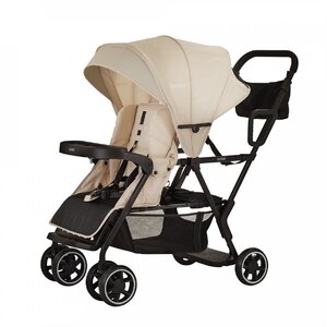 ベビーカー 二人でゴー ベージュ|カトージ KATOJI ブランド ベビー用品 ベビーカー 二人乗り 子育て 子ども 子供 赤ちゃん [0561]