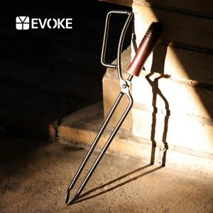 ファイヤープレーストング 薪ばさみ[EVOKE/イヴォーグ公式]|アウトドア 防災 キャンプ用品 [0617]