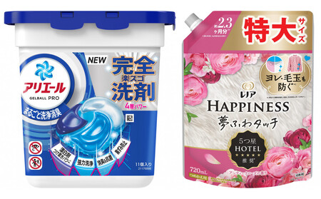 アリエール ジェルボール プロ 本体 & レノアハピネス アンティークローズ つめかえ用720mL
