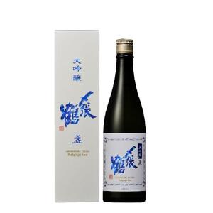 〆張鶴 大吟醸「盞(さん)」専用化粧箱入 720ml×1本