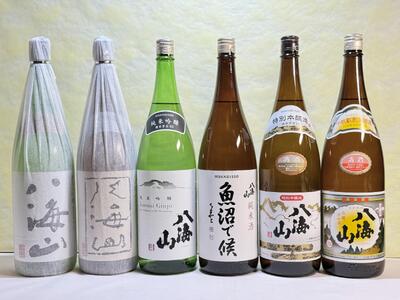 八海山味くらべセット(1800ml×6本)