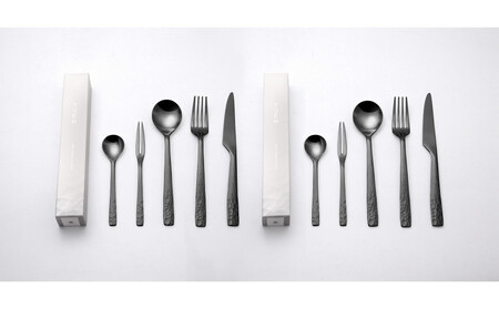 YUEN(PVD BLACK)10pcsペアディナーセット