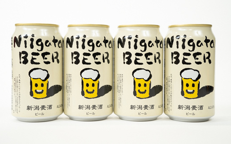 [大人気]新潟麦酒ビール(350ml×4缶)