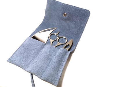 [百年物語プロジェクト]Grooming Kit 本革ケース入 3点セット