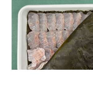 ヒラメの昆布締めと新湊産中六醤油セット[配送不可地域:離島]
