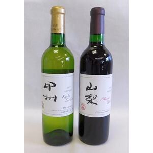 山梨の地ワイン2本セット(岩崎醸造 赤白)[配送不可地域:離島]
