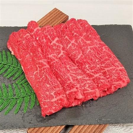 【小林牧場の甲州ワインビーフ】薄切りセット(ロース500g・カタロース500g)【配送不可地域：離島】【1234406】