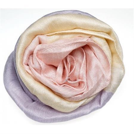 山梨の伝統が蘇る【郡内織物:富士桜工房】スカーフさらつや 32×150 (二つ色)【配送不可地域：離島】【1234649】