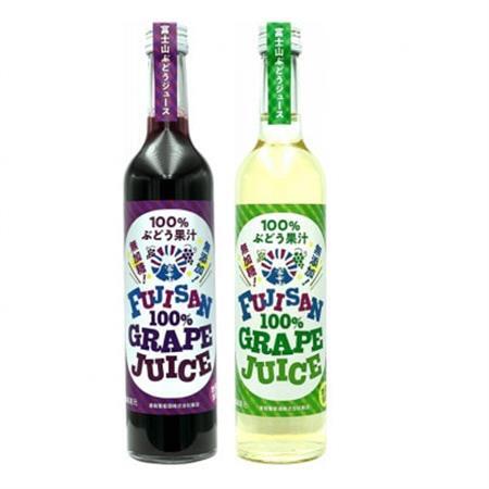 [無加糖]富士山ぶどうジュース 赤白セット 500ml×2本[配送不可地域:離島]