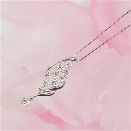プラチナ 1.0ctダイヤモンド　ネックレス　HH018747【配送不可地域：離島・沖縄県】【1392929】