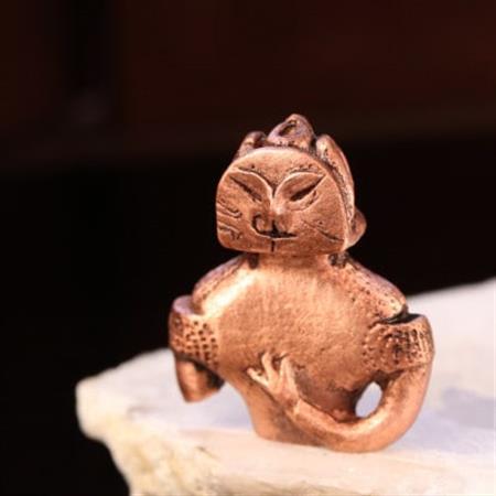 【Do_goods】縄文時代のロマン　純銅製 「黒駒土偶」ネックレス  659-321【配送不可地域：離島】【1490654】