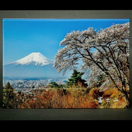 富士山アクリルパネル　A4　春【配送不可地域：離島】【1542295】