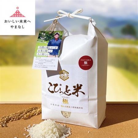 きわだつ大粒![令和7年産]こぴっと米[極]白米・2kg 特別栽培米[配送不可地域:離島]