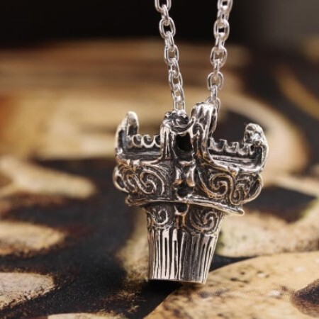 縄文の神秘を身にまとうSV925製 国宝 火焔型土器ネックレス 700-080[配送不可地域:離島・沖縄県]