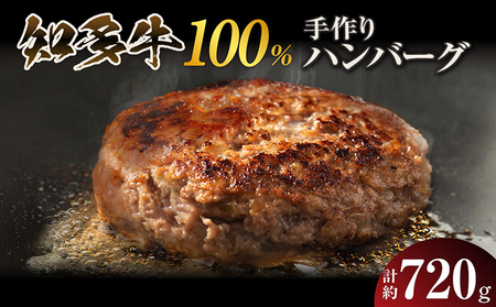 知多牛100%手作りハンバーグ 120g×6個入り